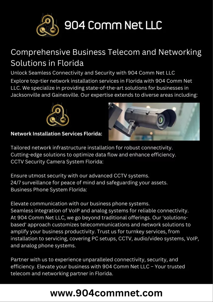 comprehensive business telecom and networking