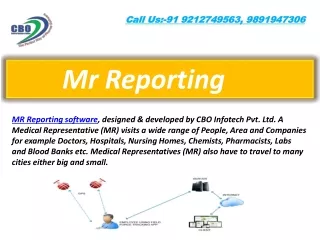 mr reporting