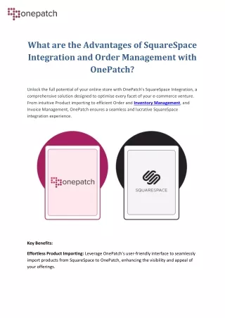 what are the advantages of squarespace