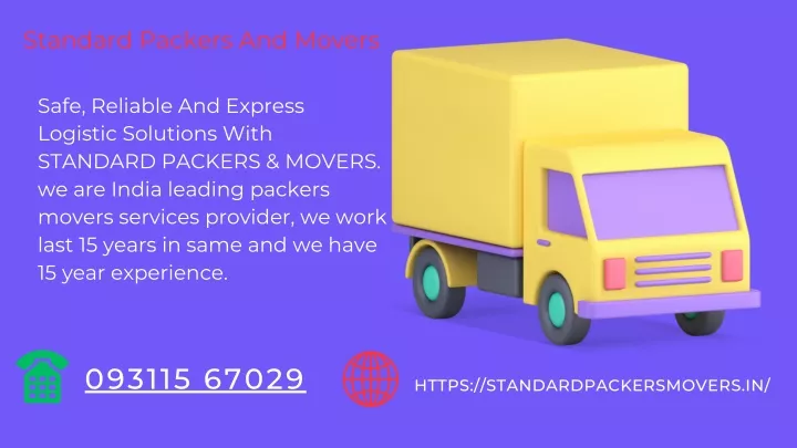 standard packers and movers