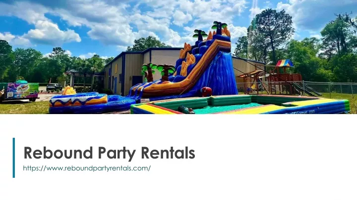 rebound party rentals