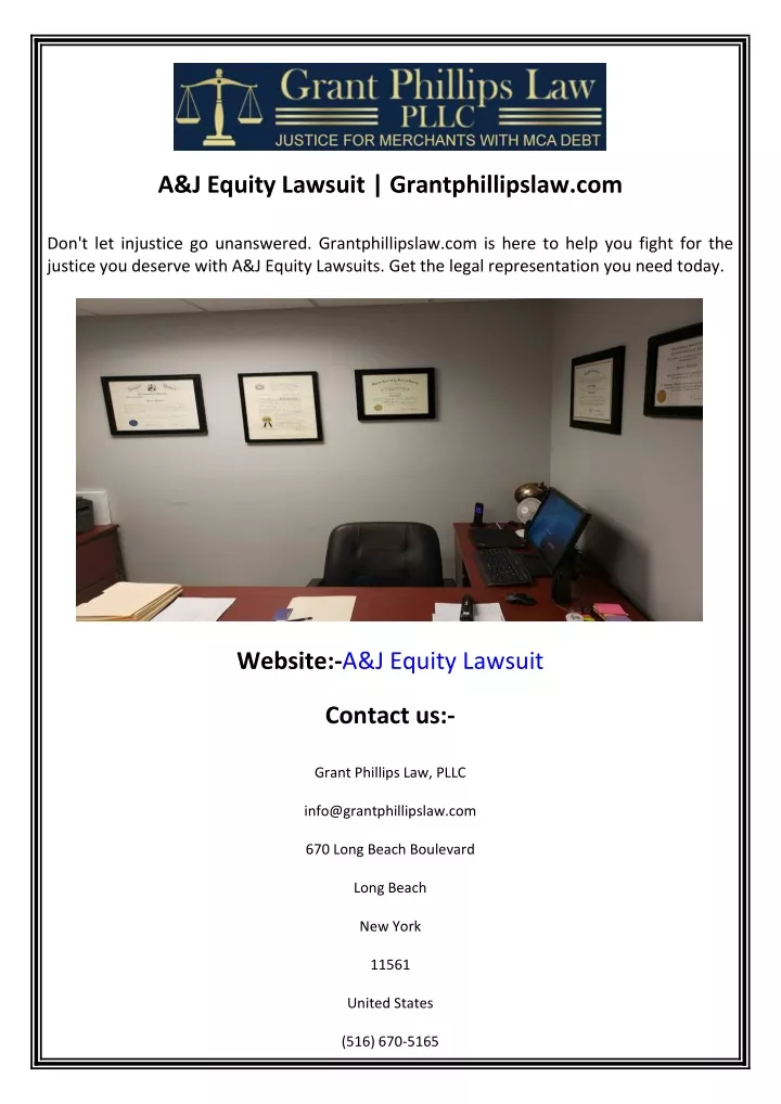 a j equity lawsuit grantphillipslaw com