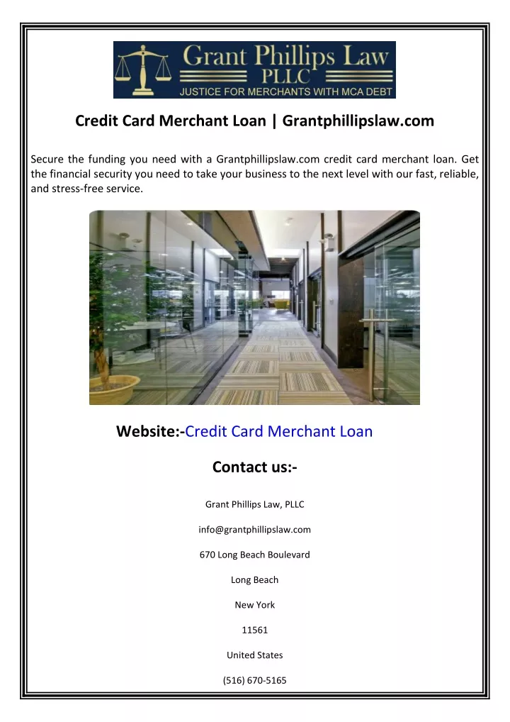 credit card merchant loan grantphillipslaw com