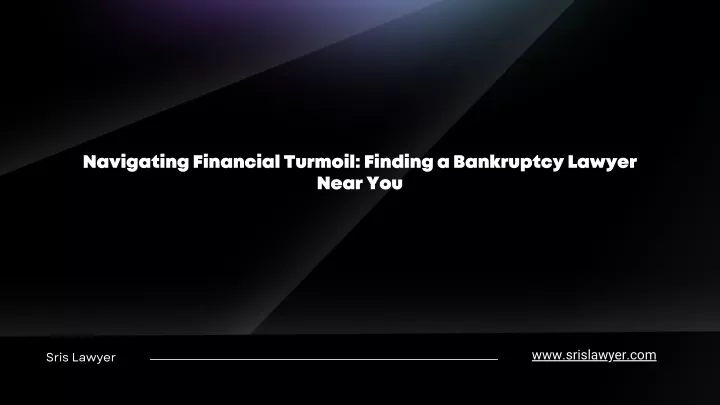 navigating financial turmoil finding a bankruptcy