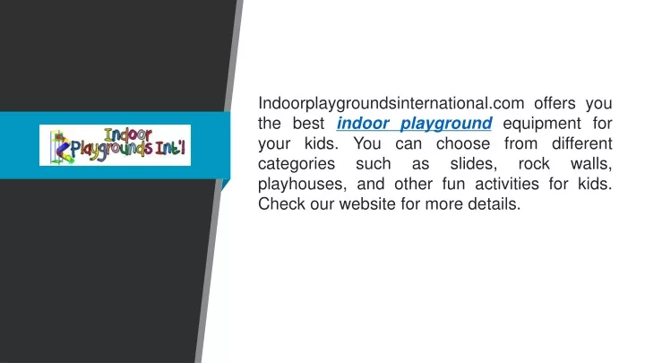 indoorplaygroundsinternational com offers