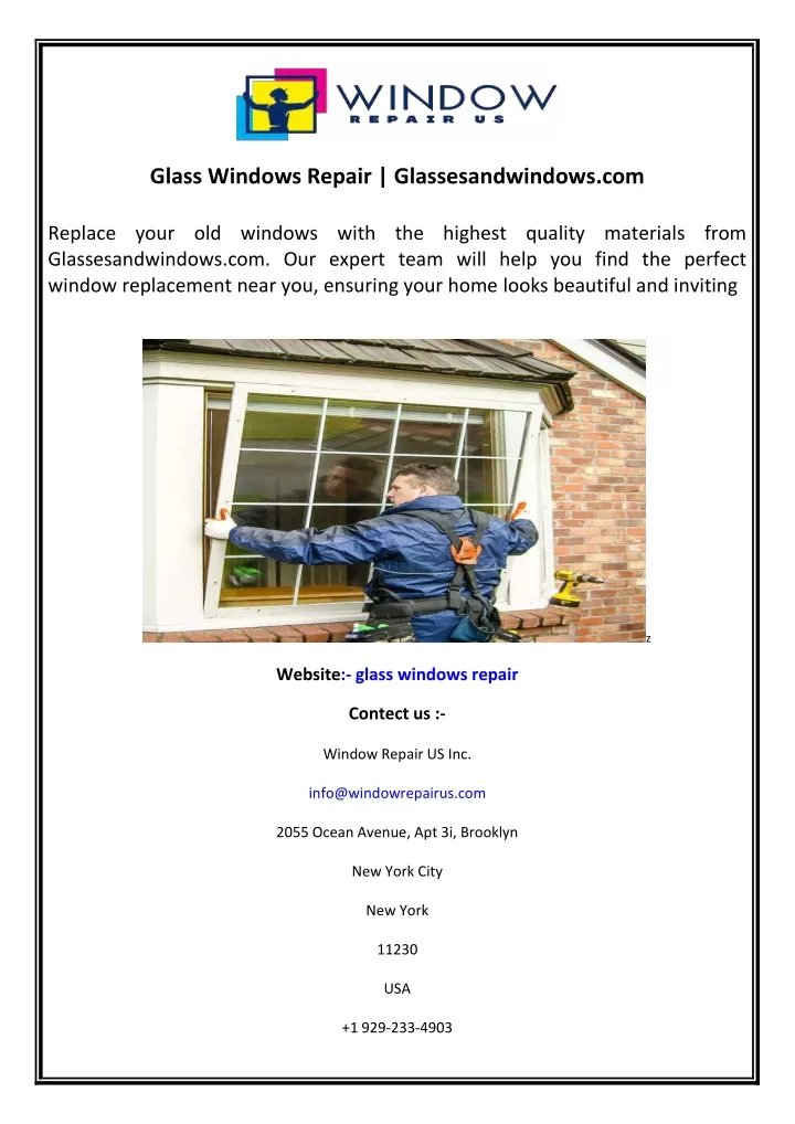 glass windows repair glassesandwindows com
