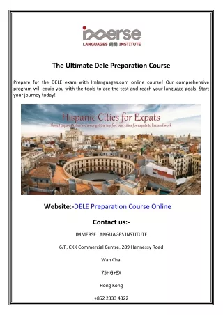 the ultimate dele preparation course