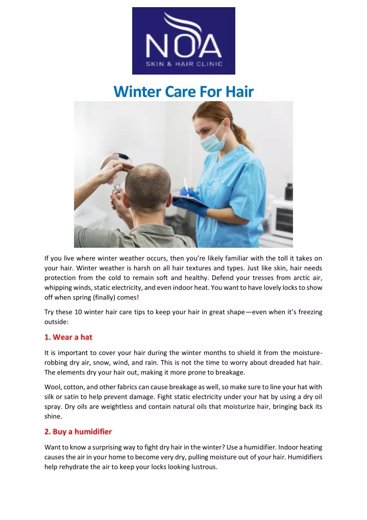 winter care for hair