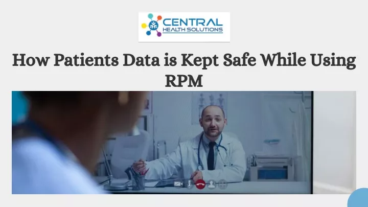 how patients data is kept safe while using rpm