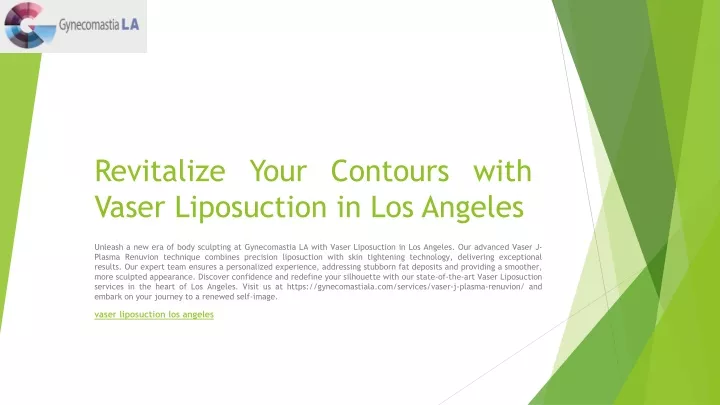 revitalize your contours with vaser liposuction in los angeles