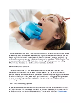 temporomandibular joint tmj dysfunction