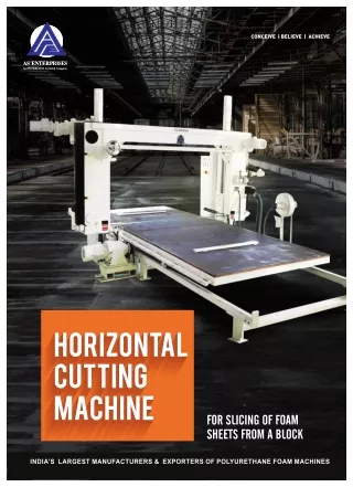 Horizontal Cutting Machine | Horizontal Saw Machine | A S Enterprises