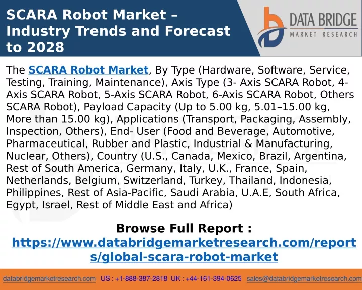 scara robot market industry trends and forecast