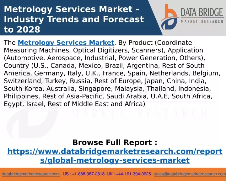 metrology services market industry trends