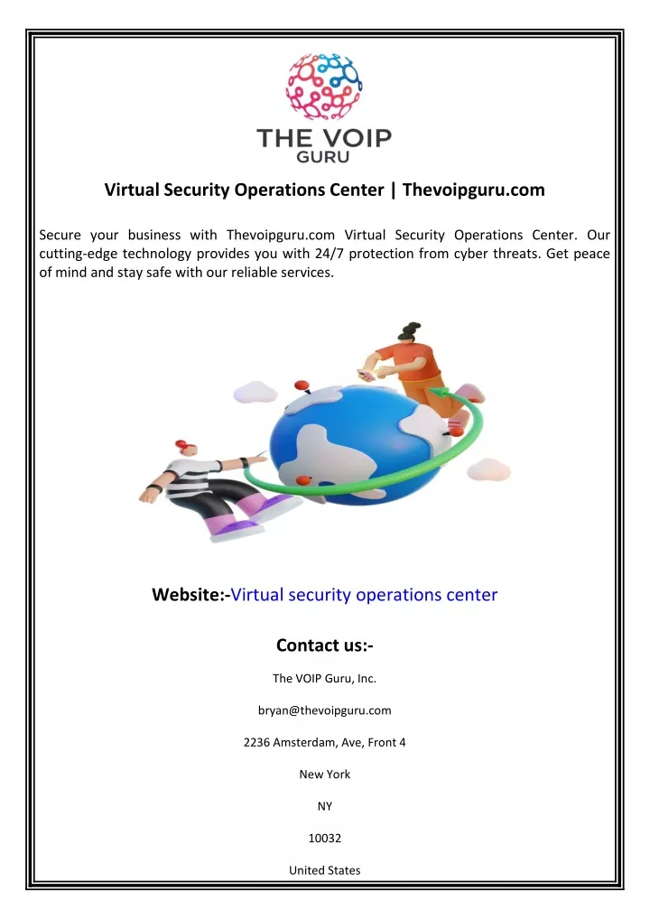 virtual security operations center thevoipguru com