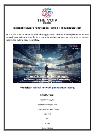 internal network penetration testing thevoipguru