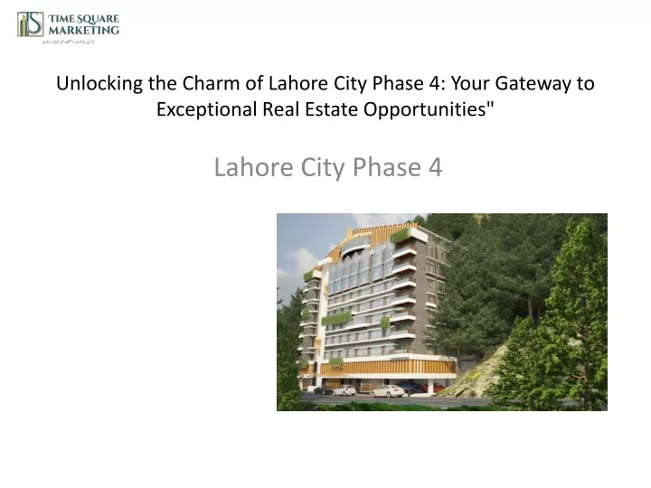 unlocking the charm of lahore city phase 4 your gateway to exceptional real estate opportunities