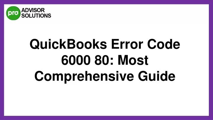 quickbooks error code 6000 80 most comprehensive