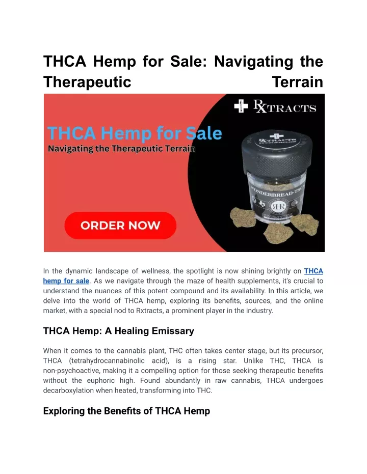 thca hemp for sale navigating the therapeutic