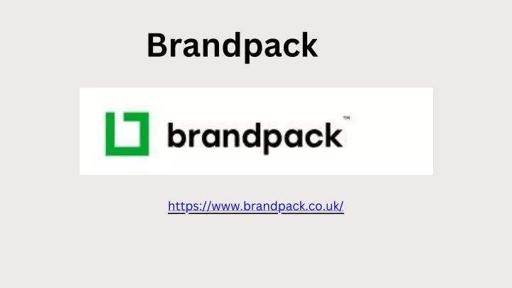 brandpack