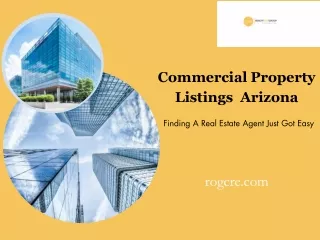 Commercial Property Listings Arizona