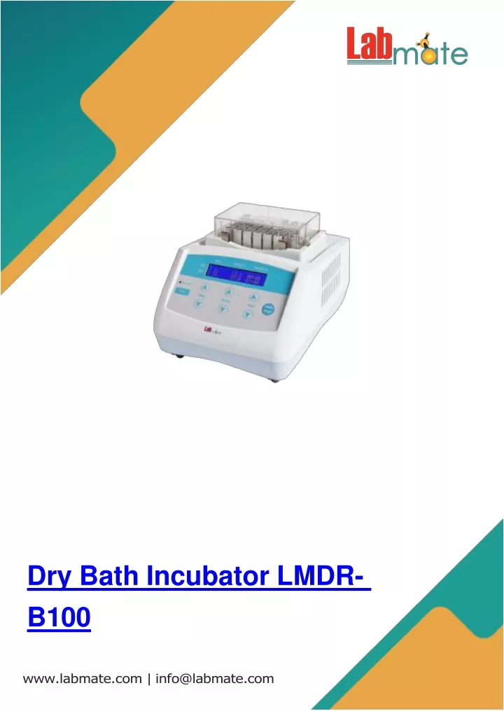 dry bath incubator lmdr b100