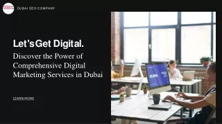 Discover the Power of Comprehensive Digital Marketing Services in Dubai