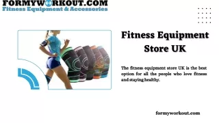Fitness Equipment Store UK