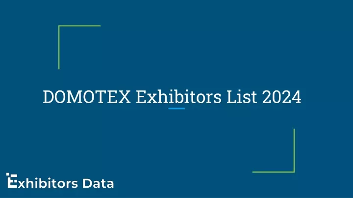 domotex exhibitors list 2024