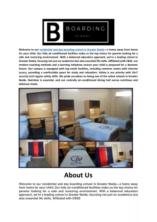 welcome to our residential and day boarding