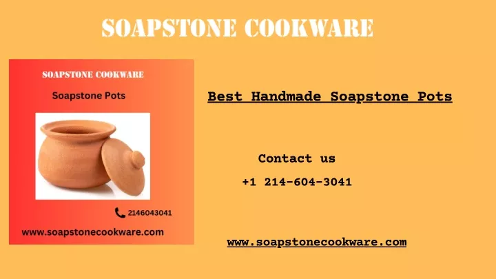 best handmade soapstone pots