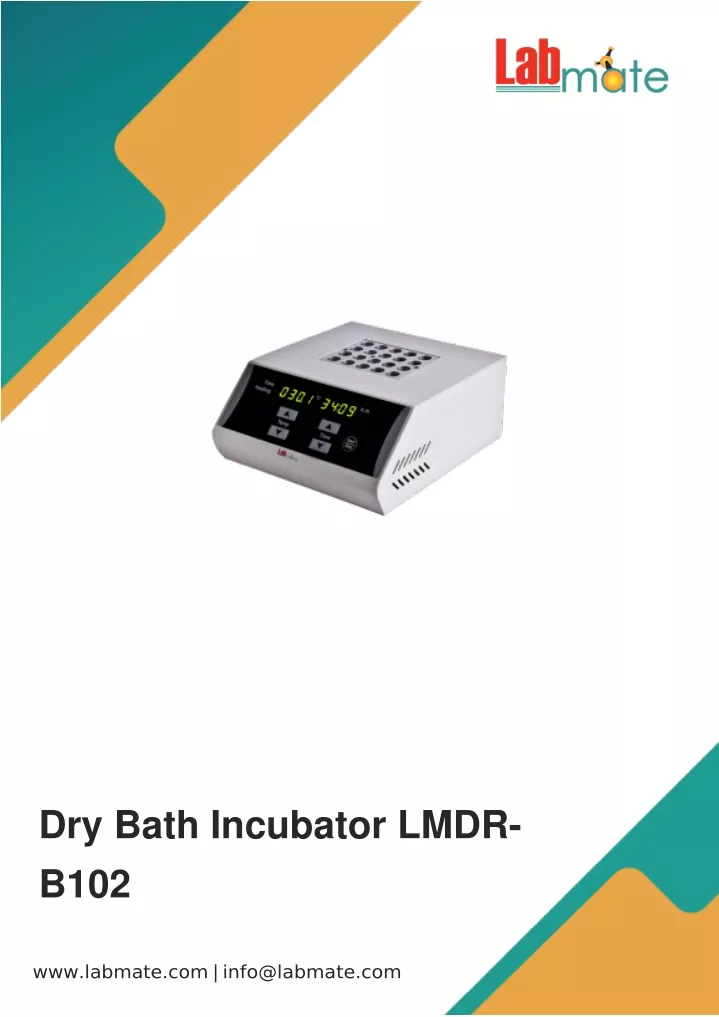 dry bath incubator lmdr b102