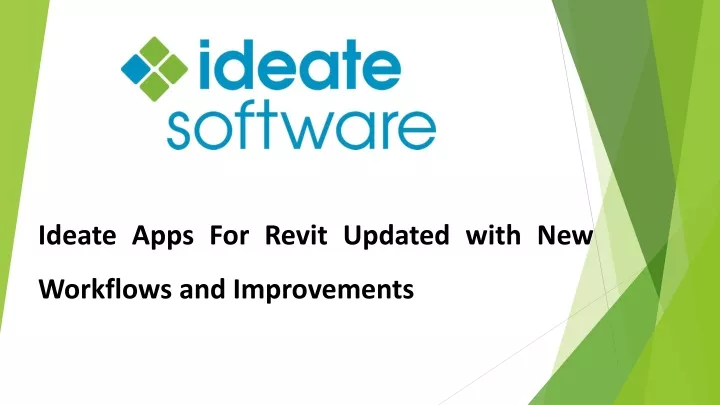 ideate apps for revit updated with new workflows