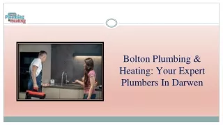 Bolton Plumbing & Heating Your Expert Plumbers In Darwen