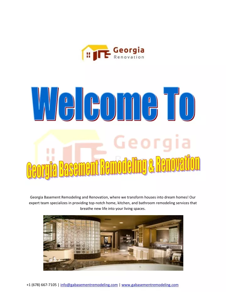 georgia basement remodeling and renovation where
