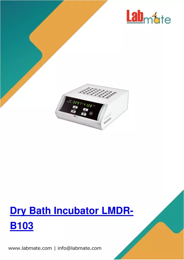 dry bath incubator lmdr b103