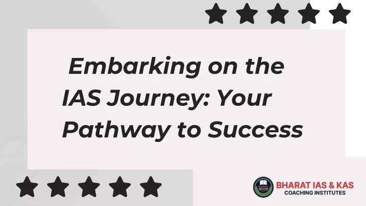 embarking on the ias journey your pathway