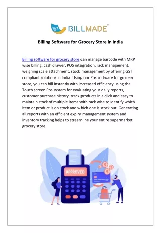 Billing Software for Grocery Store in India