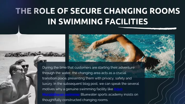 the role of secure changing rooms in swimming