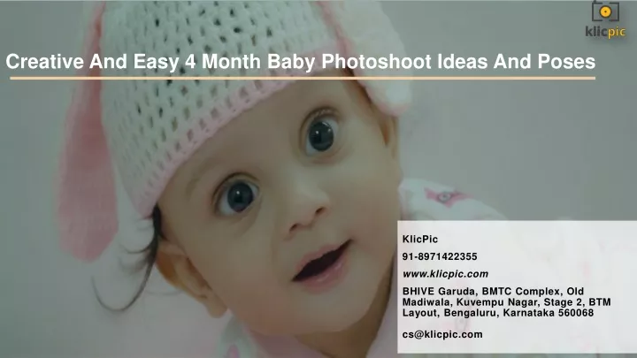 creative and easy 4 month baby photoshoot ideas