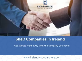 Shelf Companies In Ireland