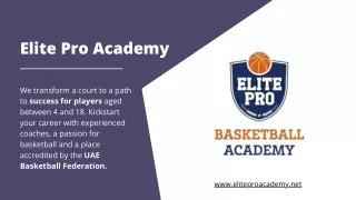 Dubai Sports Academy - Elite Pro Academy