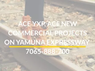 ace yxp ace new commercial projects on yamuna