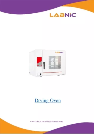 drying oven