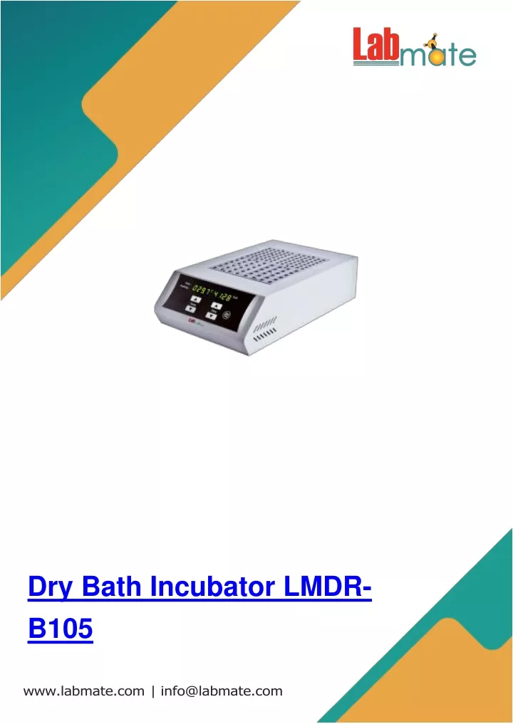 dry bath incubator lmdr b105