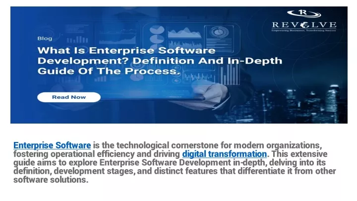 enterprise software is the technological