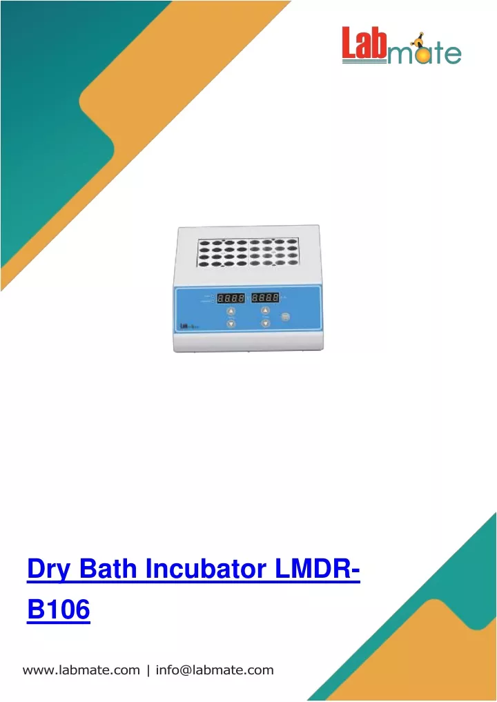 dry bath incubator lmdr b106