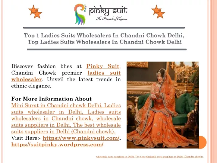 discover fashion bliss at pinky suit chandni