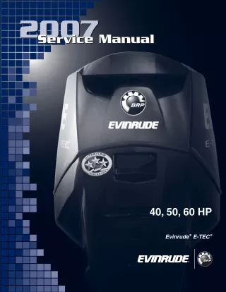 2007 Johnson Evinrude Outboard 50Hp Service Repair Manual