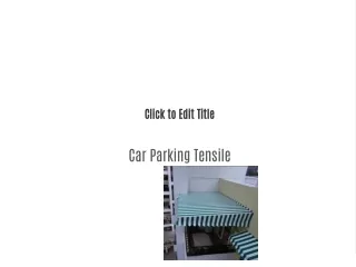 Awning and Tensile Canopy Structute in Pune